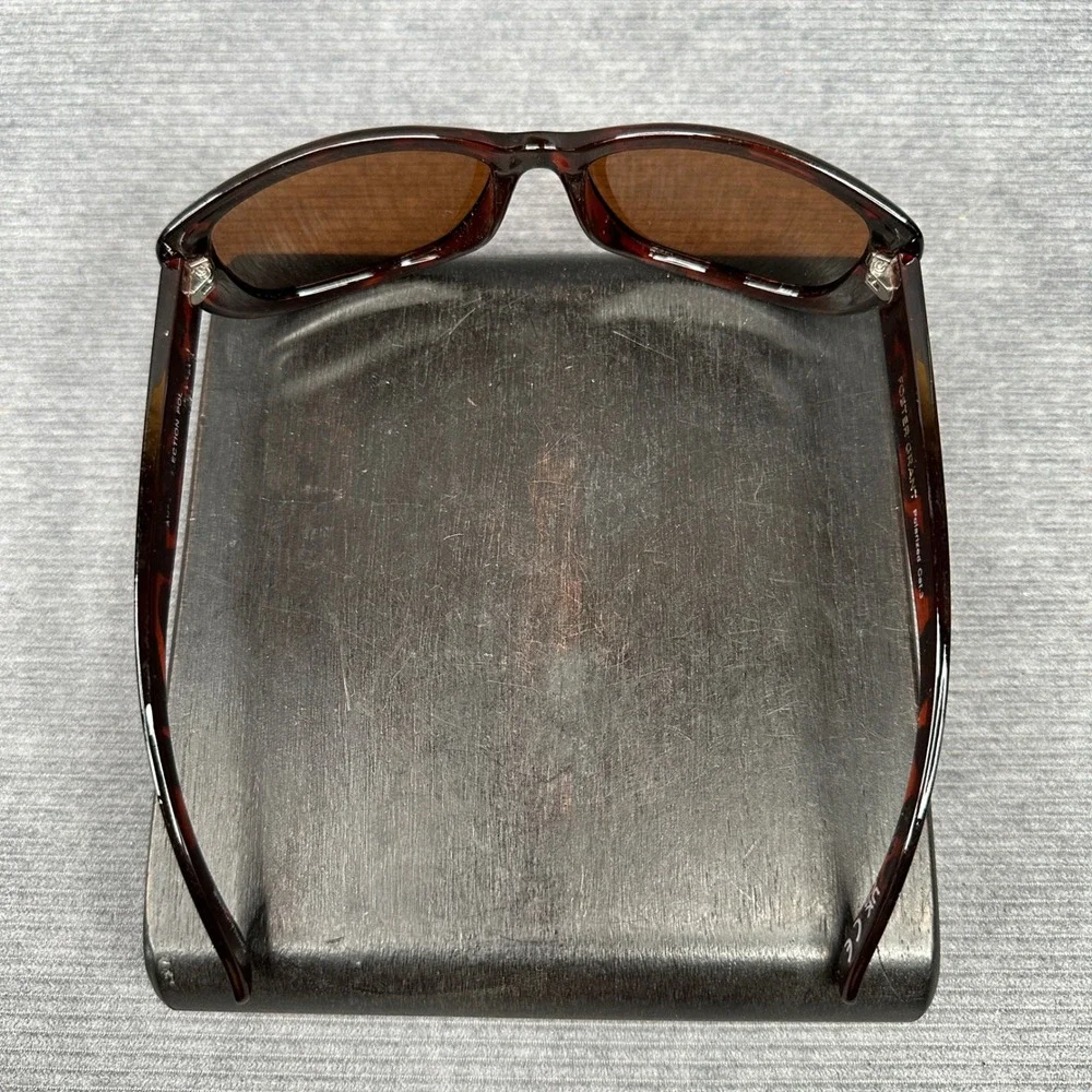 Foster Grant Polarized Y2K Sunglasses Tortoise Shell Brown Oval Frames Cat lens
